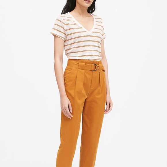 Banana Republic striped linen tee - Picture 3 of 3